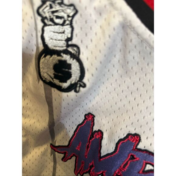 Baywood Classics Men's White Purple Athletic Rare Basketball Jersey Size Large - Picture 7 of 9